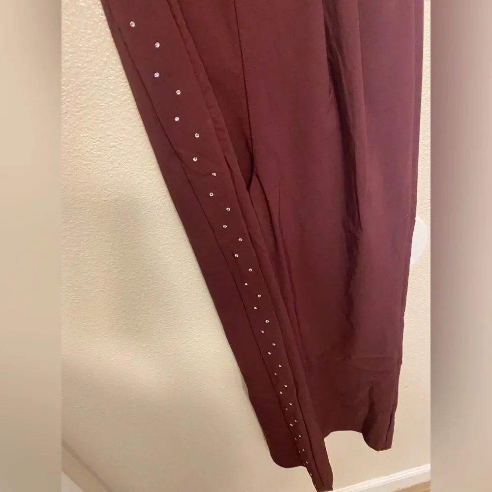 WEISSMAN Dance Costume menswear Take On Me 15754 burgundy vest jumpsuit SA adult